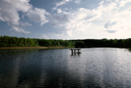 Badestelle am Kronsee in Rutenberg